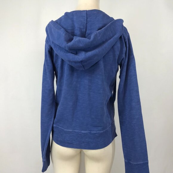 J Crew Blue Women's Hoodie - Picture 3 of 4